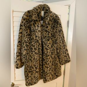 XL cheetah fur jacket